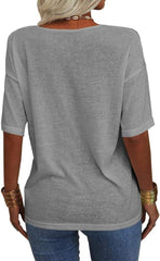 Summer Casual T-shirt Basic Tops (Buy 2 Free Shipping)