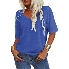 Summer Casual T-shirt Basic Tops (Buy 2 Free Shipping)