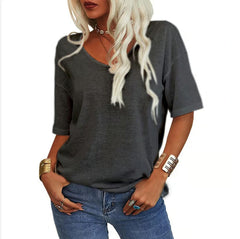 Summer Casual T-shirt Basic Tops (Buy 2 Free Shipping)