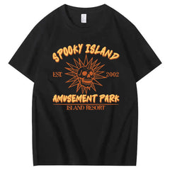 Spooky Island Halloween 100% Cotton T-Shirt