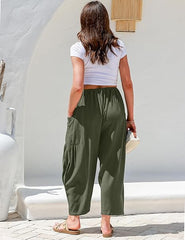 🎁Last Day - Women's Linen Wide Leg Pants with Pockets