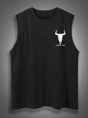If Genders Confuse You Go Milk A Bull Print Cotton Sleeveless Tank Tops