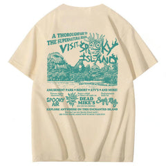 Spooky Island Halloween 100% Cotton T-Shirt