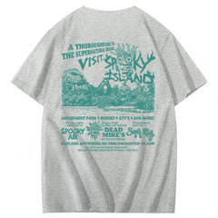 Spooky Island Halloween 100% Cotton T-Shirt