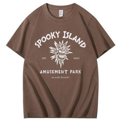 Spooky Island Halloween 100% Cotton T-Shirt