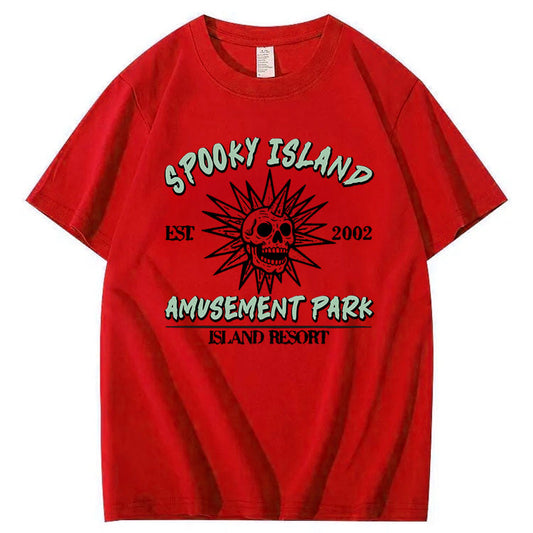 Spooky Island Halloween 100% Cotton T-Shirt