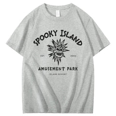 Spooky Island Halloween 100% Cotton T-Shirt