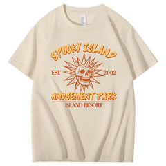 Spooky Island Halloween 100% Cotton T-Shirt