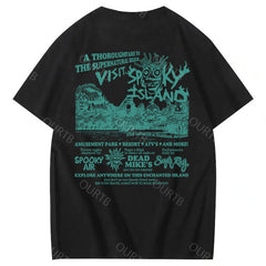 Spooky Island Halloween 100% Cotton T-Shirt