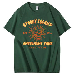 Spooky Island Halloween 100% Cotton T-Shirt