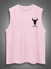 If Genders Confuse You Go Milk A Bull Print Cotton Sleeveless Tank Tops