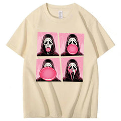 Chewing Gum Bubbles Halloween 100% Cotton T-Shirt