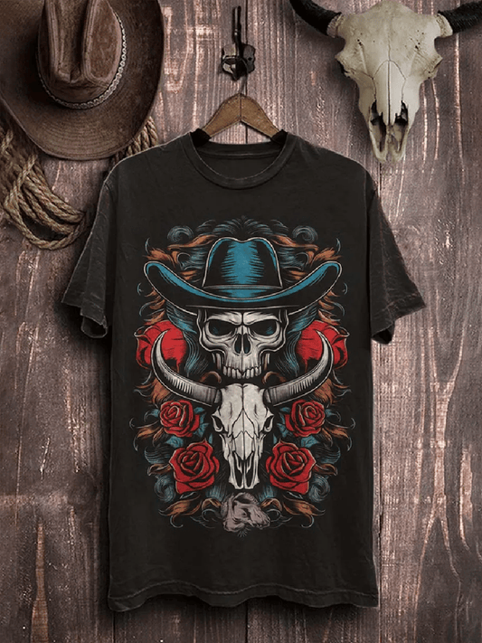 Women's Vintage Western Printed T-Shirt