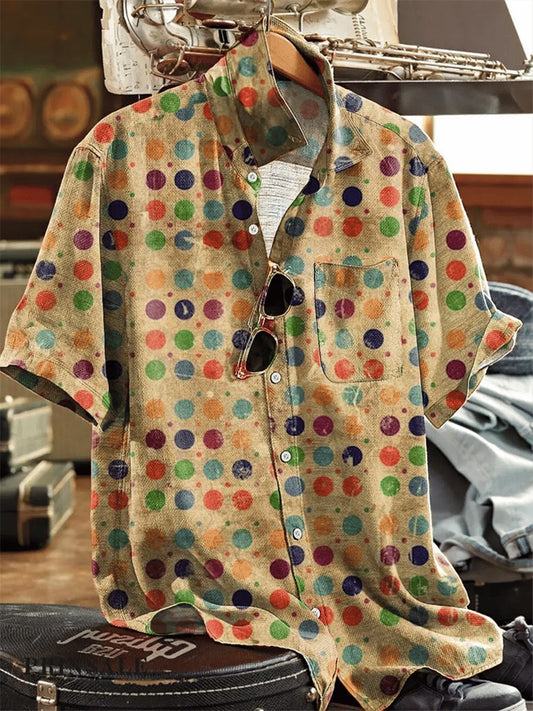 Men's Vintage Short Sleeve Shirt