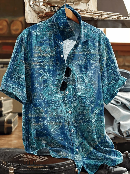 Men's Vintage Short Sleeve Shirt