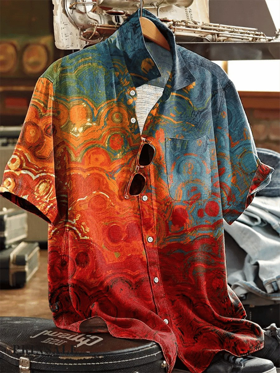 Men's Vintage Short Sleeve Shirt