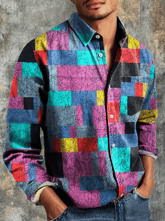 Men's Vintage Long Sleeve Shirt