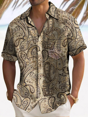 Men's Paisley Print Hawaiian Shirt