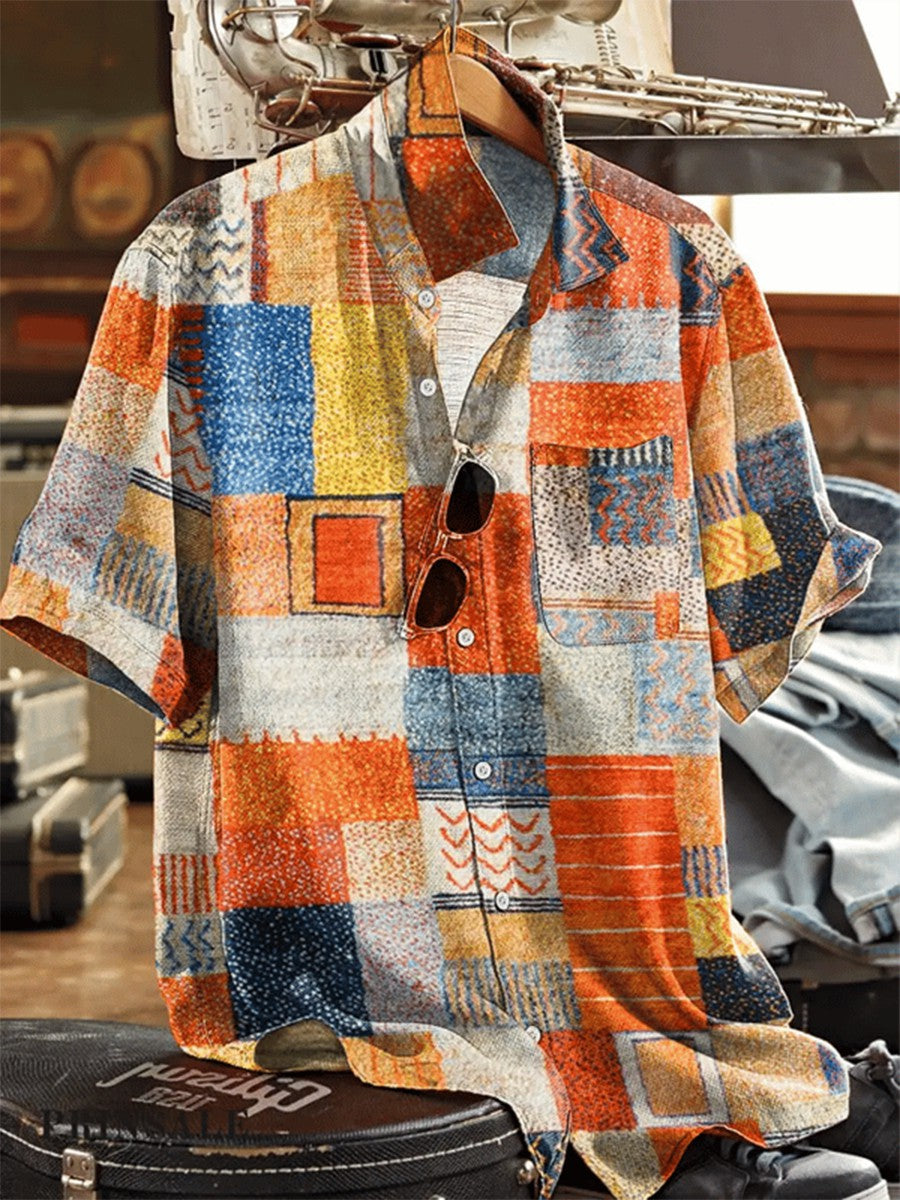 Men's Vintage Short Sleeve Shirt