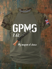 Men's GPMG My Weapon Of Choiceshort Sleeves T-Shirt