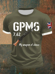 Men's GPMG My Weapon Of Choiceshort Sleeves T-Shirt