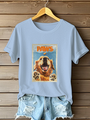 Women's Golden Retriever Printed Casual T-shirt