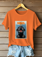 Women's Labrador Retriever Print Casual T-Shirt