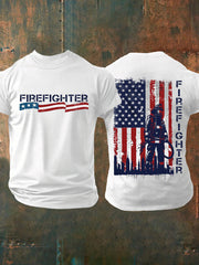 Men's Idaho Firefighter Short-sleeved T-shirt