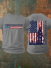 Men's Idaho Firefighter Short-sleeved T-shirt