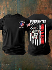 Men's imitation cotton short-sleeved T-shirt
