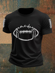 Men's Football Gameday Football Fans Casual Tee