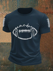 Men's Football Gameday Football Fans Casual Tee