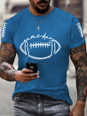 Men's Football Gameday Football Fans Casual Tee