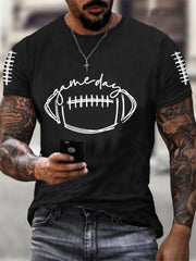 Men's Football Gameday Football Fans Casual Tee