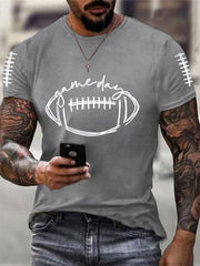 Men's Football Gameday Football Fans Casual Tee