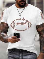 Men's Football Gameday Football Fans Casual Tee