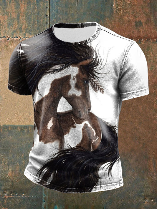 Men's Native American horse t-shirt