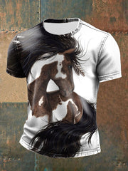 Men's Native American horse t-shirt