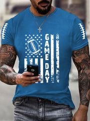 Men's Football Gameday Football Fans Casual Tee