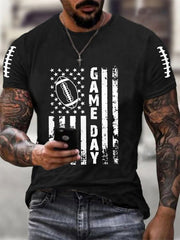 Men's Football Gameday Football Fans Casual Tee