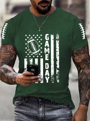 Men's Football Gameday Football Fans Casual Tee