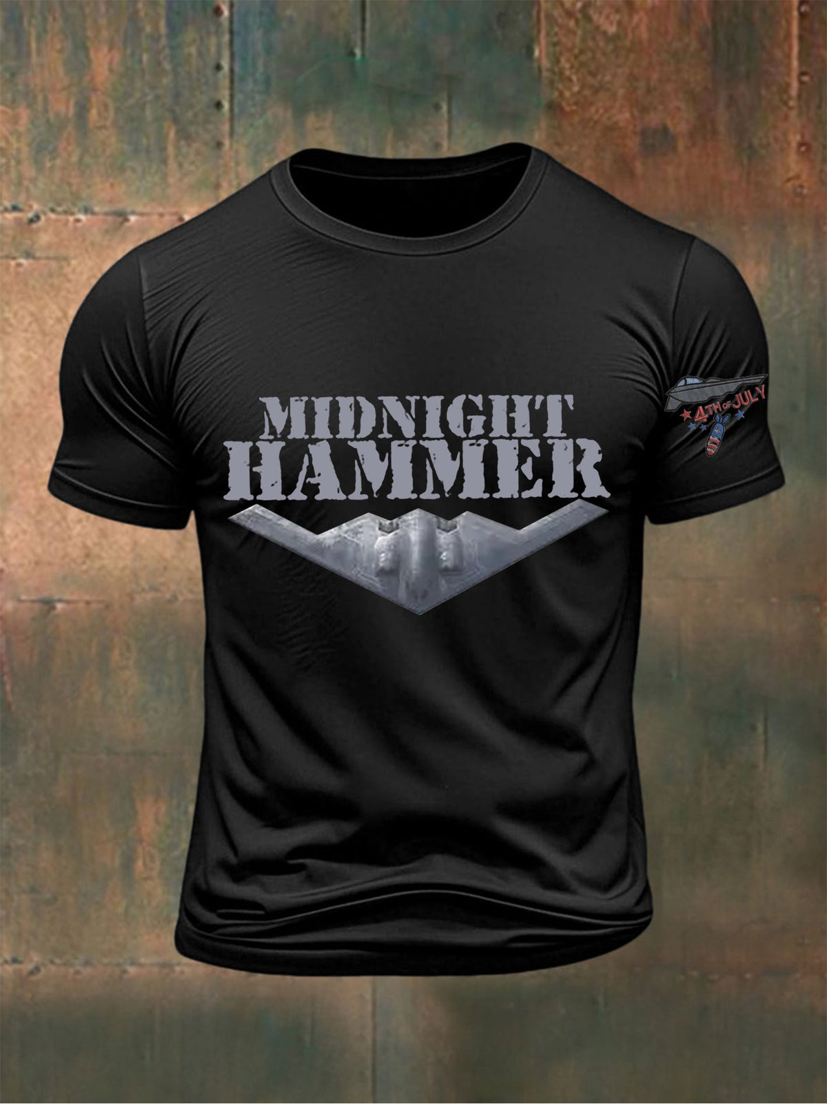 Men's Midnight Hammer Spirit Printed T-shirt