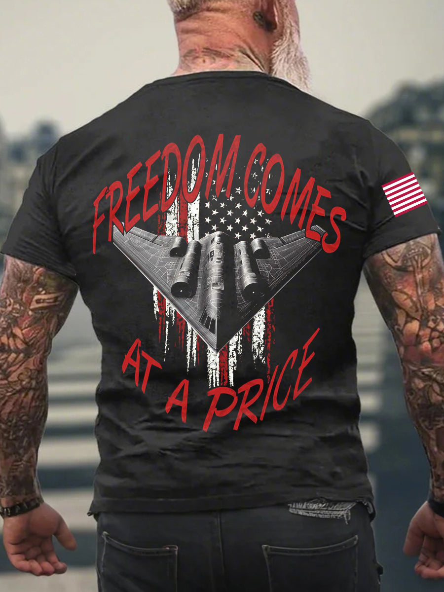 Men's Freedom Comes At A Price Short Sleeves T-shirt