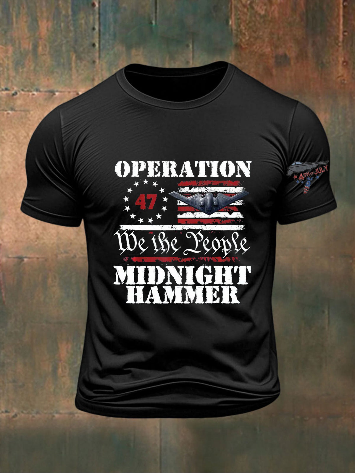 Men's Midnight Hammer Spirit Printed T-shirt