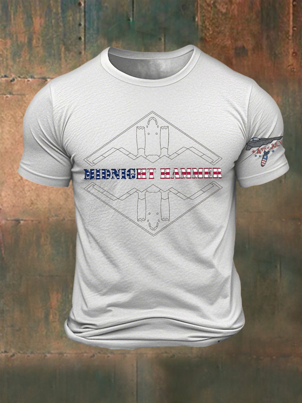 Men's Midnight Hammer Spirit Printed T-shirt