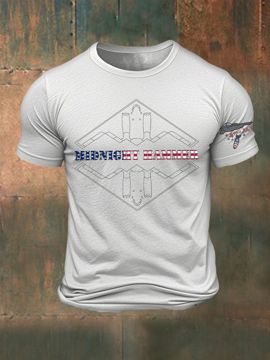 Men's Midnight Hammer Spirit Printed T-shirt