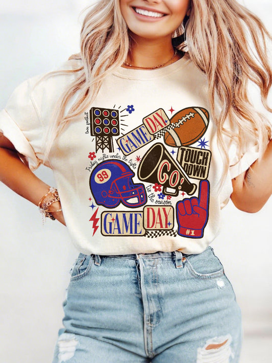Women's Football Fans Gameday Casual Tee