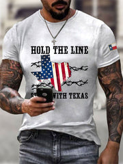 Men's Texas Strong Print T-Shirt
