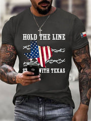 Men's Texas Strong Print T-Shirt