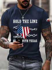 Men's Texas Strong Print T-Shirt